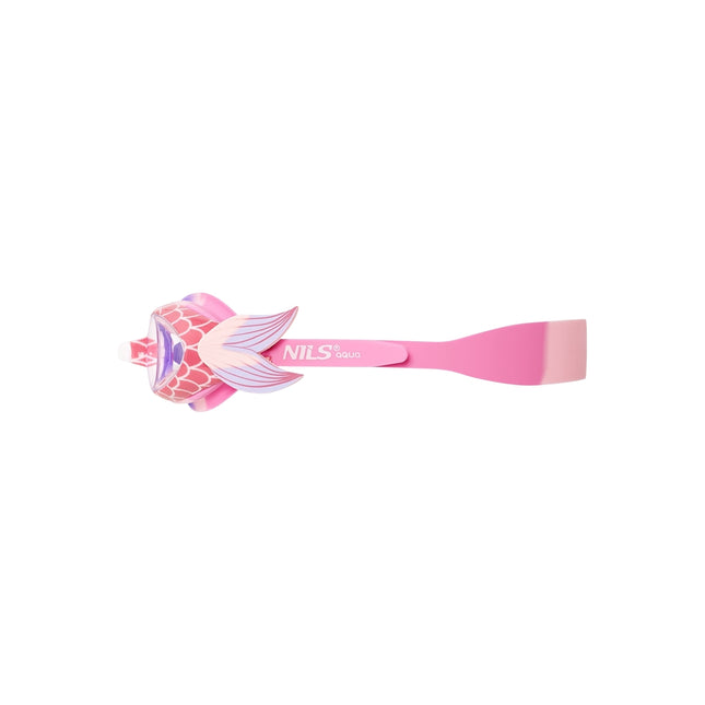 Pinke Meerjungfrauen Junior Schwimmbrille – Anti-Beschlag, UV-Schutz