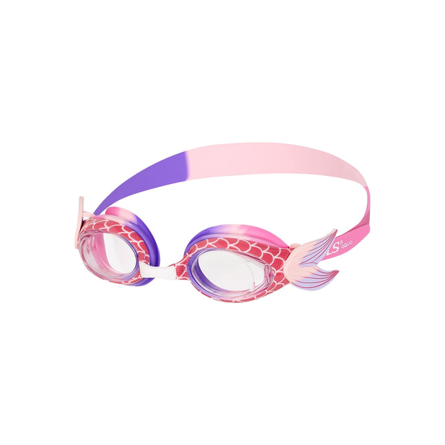 Pinke Meerjungfrauen Junior Schwimmbrille – Anti-Beschlag, UV-Schutz
