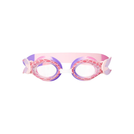 Pinke Meerjungfrauen Junior Schwimmbrille – Anti-Beschlag, UV-Schutz