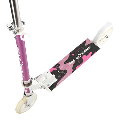 Rosa Kinderroller – Verstellbare Höhe, Leichtgewicht