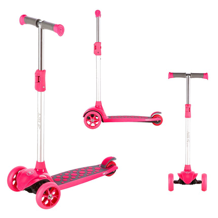 Pink Kinderroller – Leichtes, faltbares Design
