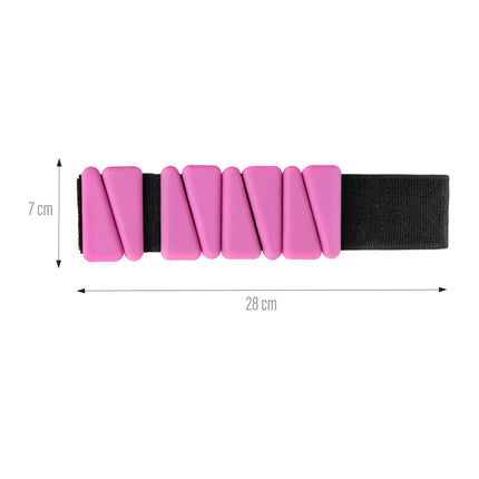 Pink Silicone Ankle & Wrist Exercise Weights