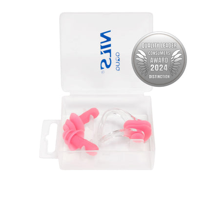 Pink Silicone Swimming Set – Ear and Nose Plugs