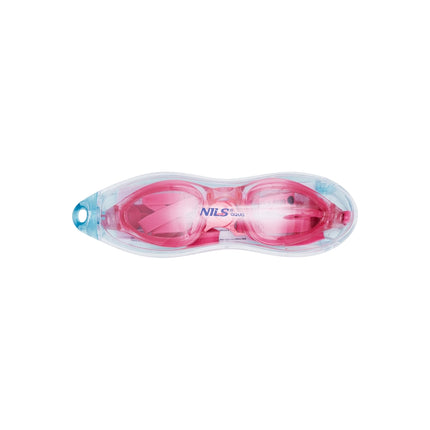 Rosa Schwimmbrille, Antibeschlag, UV-Schutz