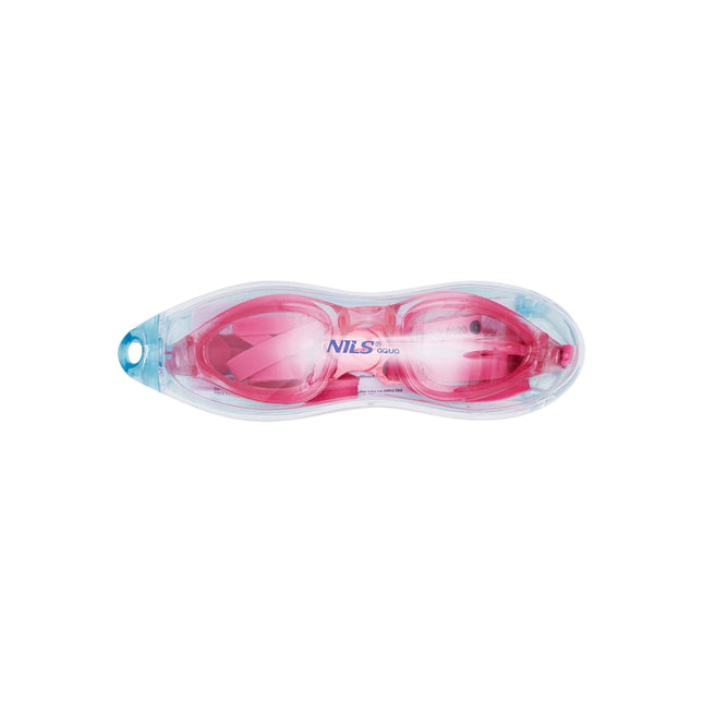 Rosa Schwimmbrille, Antibeschlag, UV-Schutz