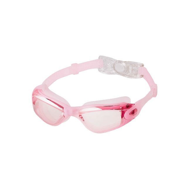 Pinke Schwimmbrille, Antibeschlag, UV-Schutz