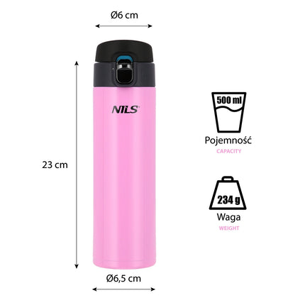 Pink Thermal Cup, 28 oz, Insulated Stainless Steel