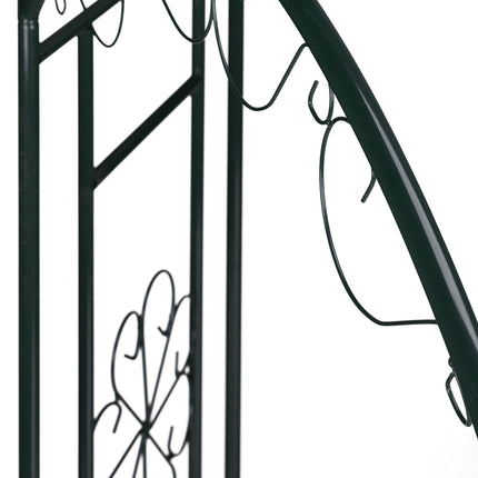 Elegant green finish pavilion, Metal