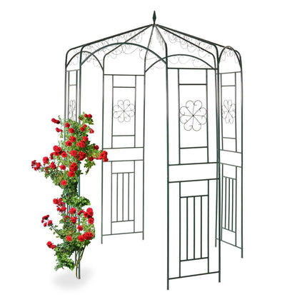 Elegant green finish pavilion, Metal