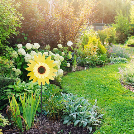 Pinwheel flower garden