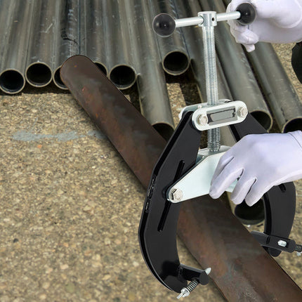 Pipe Alignment Clamp, 2–6 In, Carbon Steel, Quick Screws