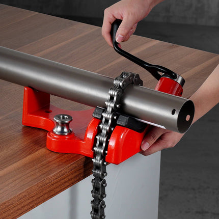 Pipe Chain Vise, 1/4-6 In Capacity, 28 In Chain