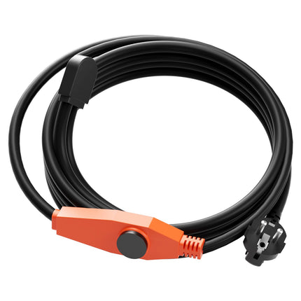 Pipe Heating Cable 9 m with Built-in Thermostat, 23 W/m, IP68
