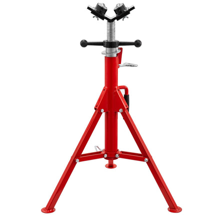 Pipe Jack Stand, V-Head, 1500 lb, 28–51.5 in