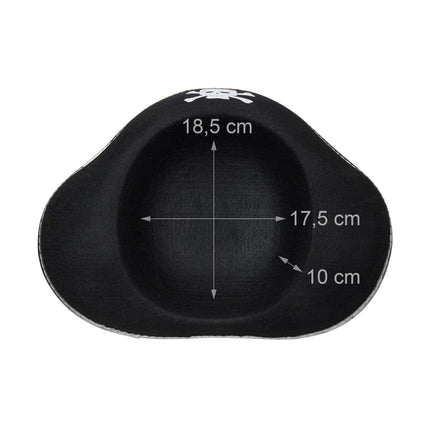 Piratenhut 4er-Pack
