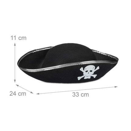 Piratenhut 4er-Pack