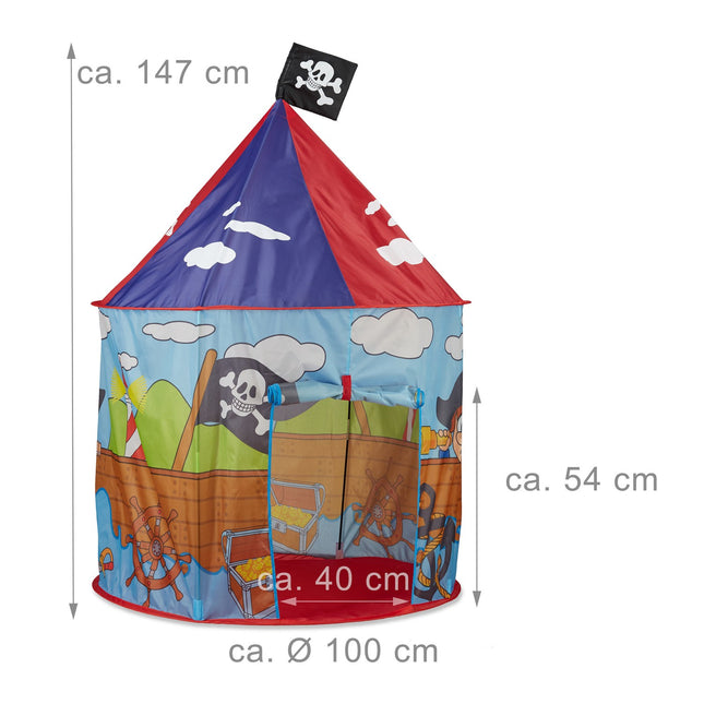 Piratenspielzelt für Kinder