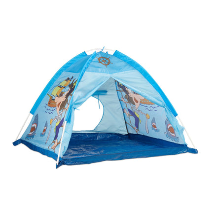 Pirate play tent in blue