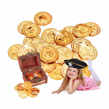 Piráti se zlatými mincemi
