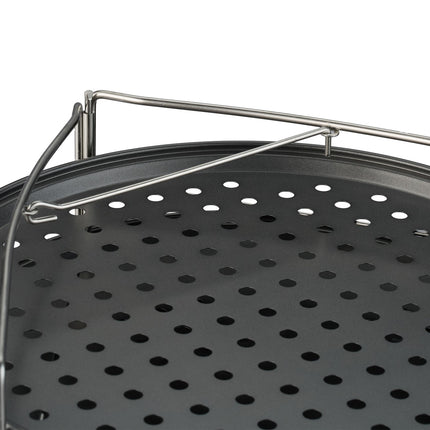 Pizza Baking Trays Set with Rack – Non-Stick, Perforated