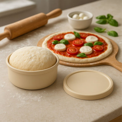 Pizza Dough Proofing Boxes with Lids, 4 Pack