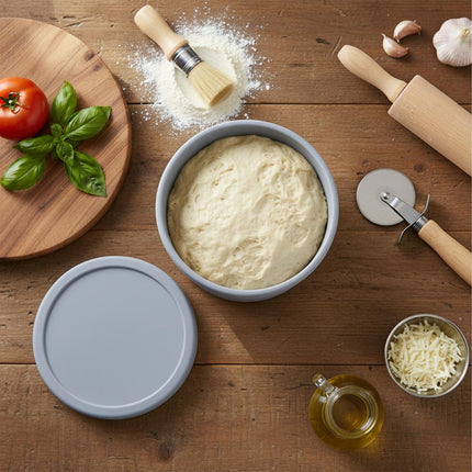 Pizza Dough Proofing Boxes with Lids, 4 Pack