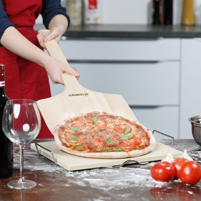 Lopata na pizzu dřevěná XXL