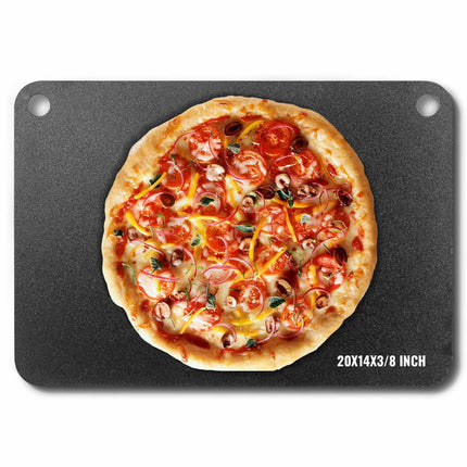 Pizza Steel Plate 20 x 14 in, 3/8 in Carbon Steel