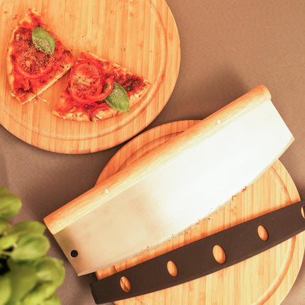 Pizza-Wiegemesser aus Edelstahl