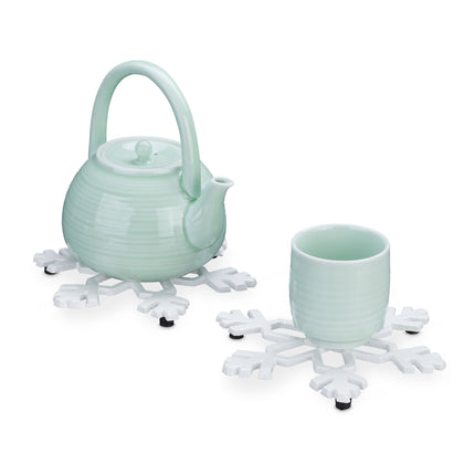 Set de 2 sets de table flocon de neige