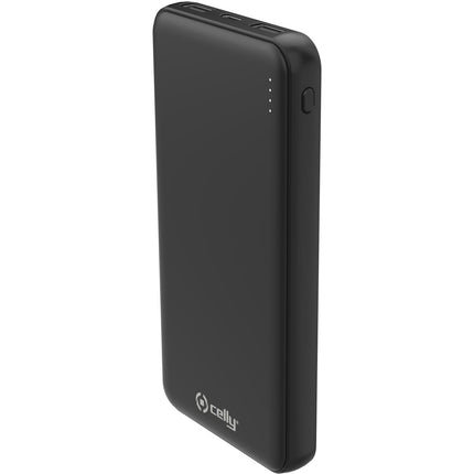 Powerbanka Planet 10 000 mAh ze 100% recyklovaného plastu, černá