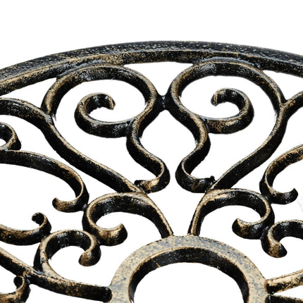 Plant Caddy with Wheels, Set of 2 – Cast Iron
