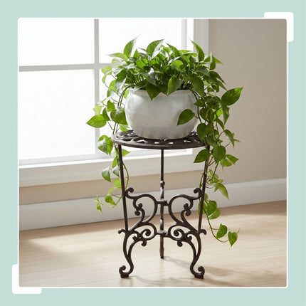 Plant Stand, Cast Iron – Vintage Tiered Display