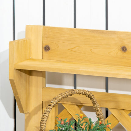 Extendable wooden garden table with sink and storage