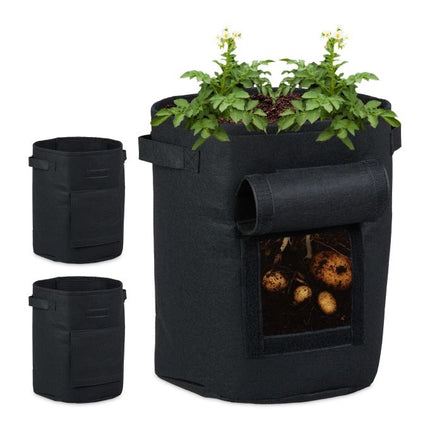 Pflanzsack aus Vlies 3er Set Ø 30 cm
