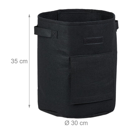 Pflanzsack aus Vlies 3er Set Ø 30 cm