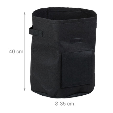 Planting bag in fleece set of 3 Ø 35 cm