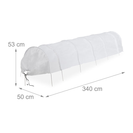 Pflanztunnel aus Vlies 3,4 m