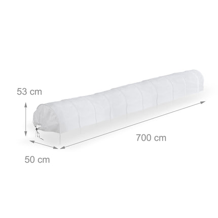Planting tunnel made of fleece 7 m set of 2