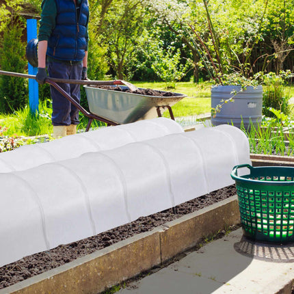 Planting tunnel made of fleece 7 m set of 2