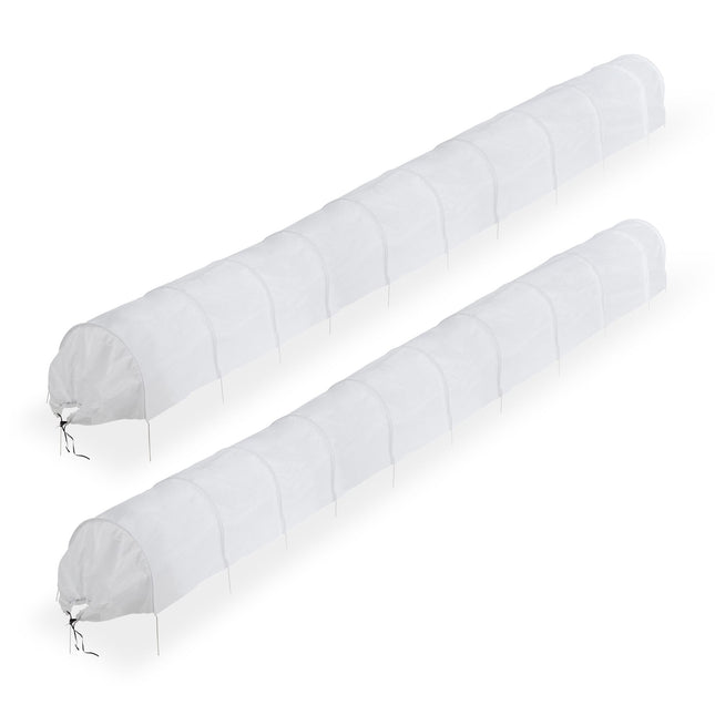 Pflanztunnel aus Vlies 7 m 2er Set