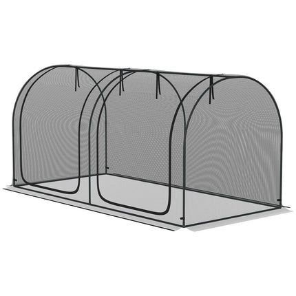 Gartenschutznetz mit Tür - 2,5 x 1,2 m, winddicht