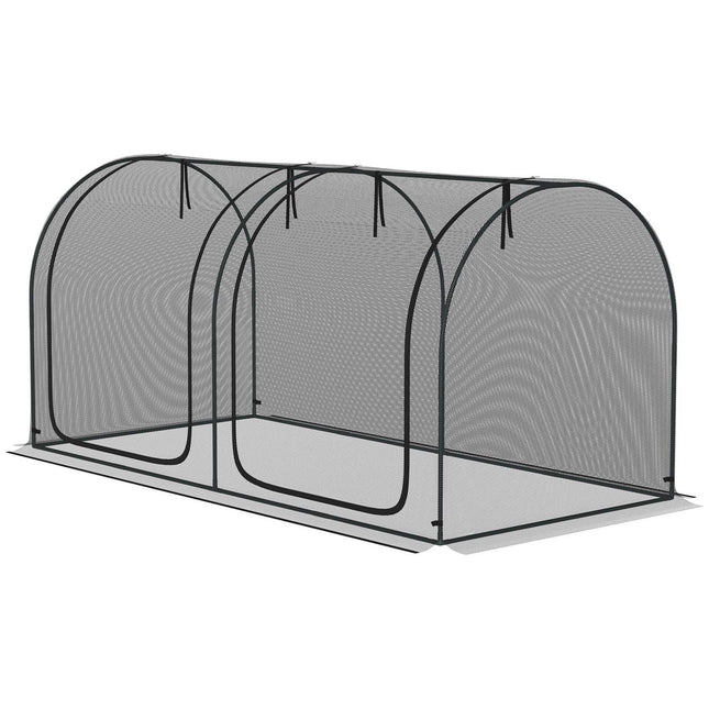 Gartenschutznetz mit Tür - 2,5 x 1,2 m, winddicht