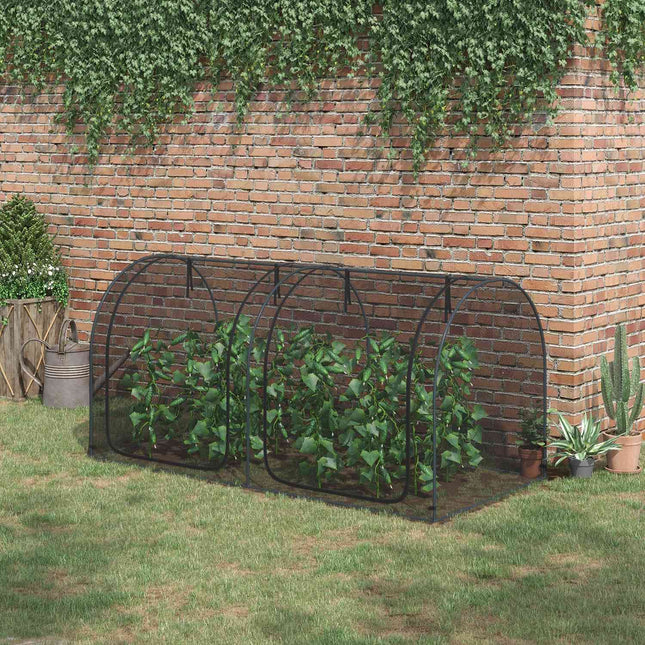 Gartenschutznetz mit Tür - 2,5 x 1,2 m, winddicht