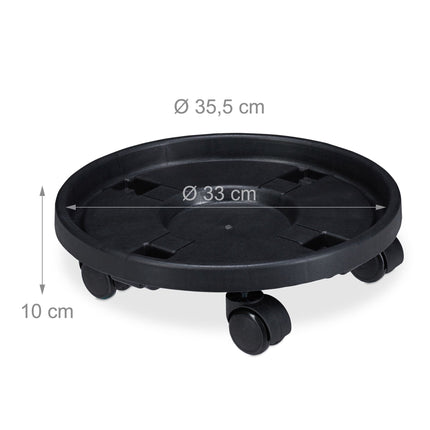 Plant roller Plastic Large Set of 2