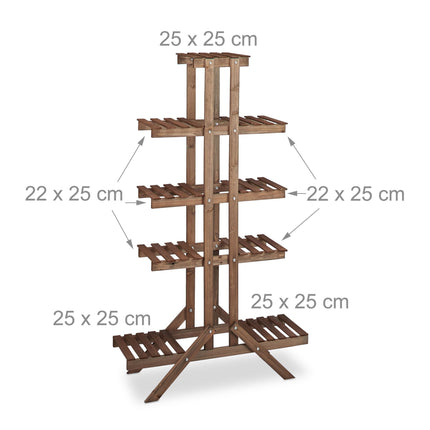 Regál na květiny, 5 polic