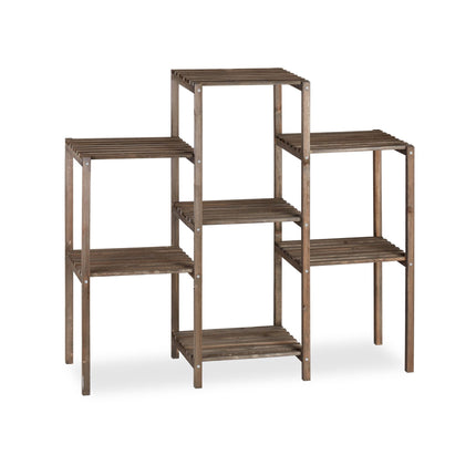 Plant shelf with 6-7 shelves