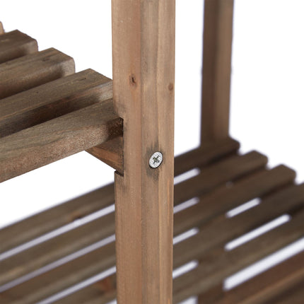 Plant shelf with 6-7 shelves