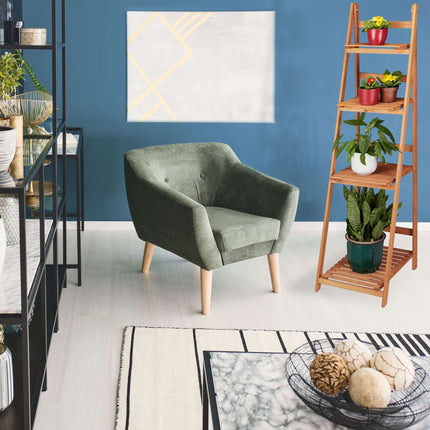 Plant shelf wood