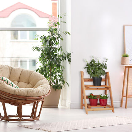 Plant shelf wood